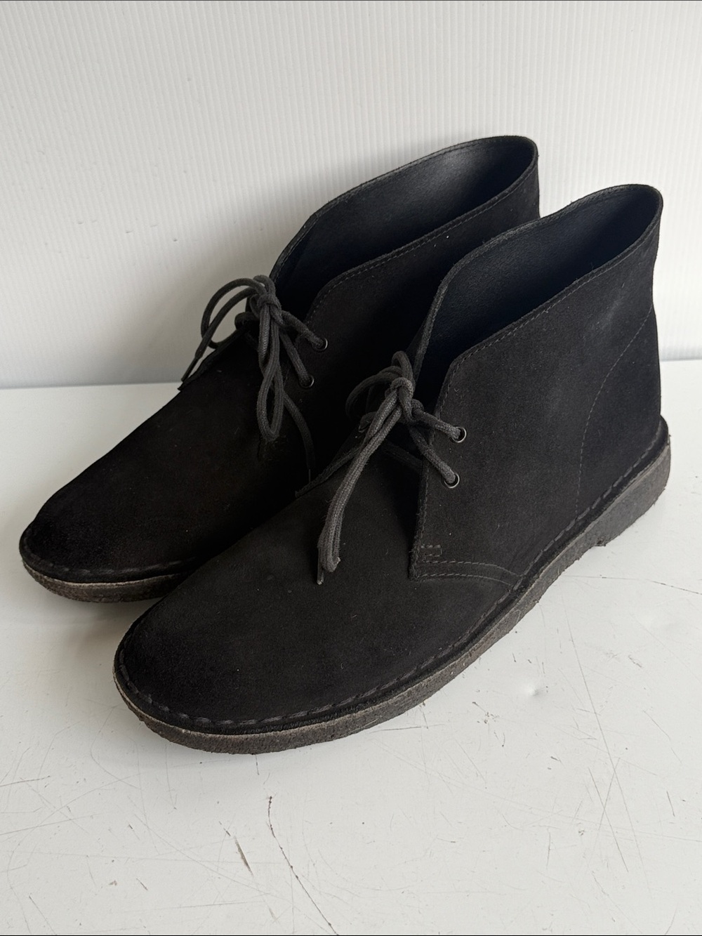 Clarks Originals Suede Chukka Desert Boots Mens Size 11.5